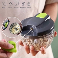 Mini tocator de mana cu snur, 520 ml, transparent, Vivo WK001